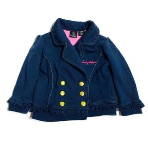 Baby phat 24M military style ruffled jacket